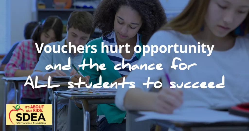 Vouchers hurt opportunity and the chance for ALL students to succeed